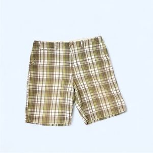 Tranquility by Colorado Clothing Green and Brown Flat Front Shorts